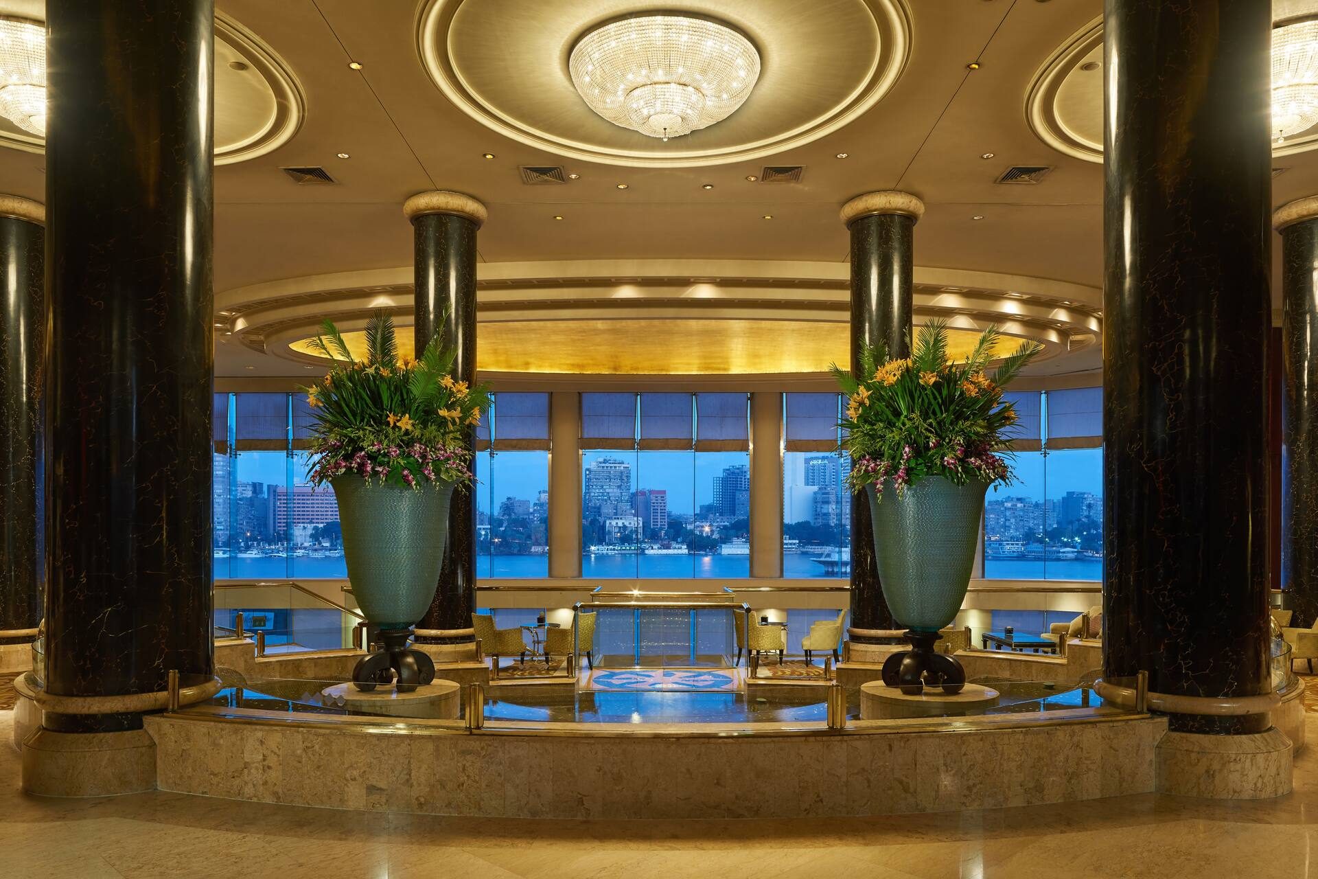 Lobby des Hilton Cairo Grand Nile