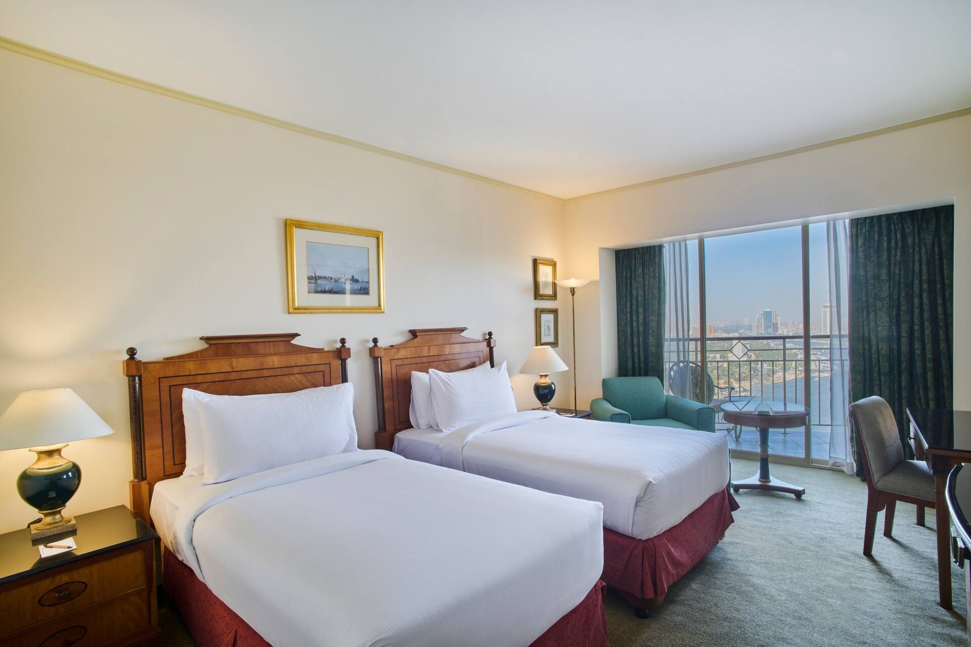 Zweibettzimmer im Hilton Cairo Grand Nile