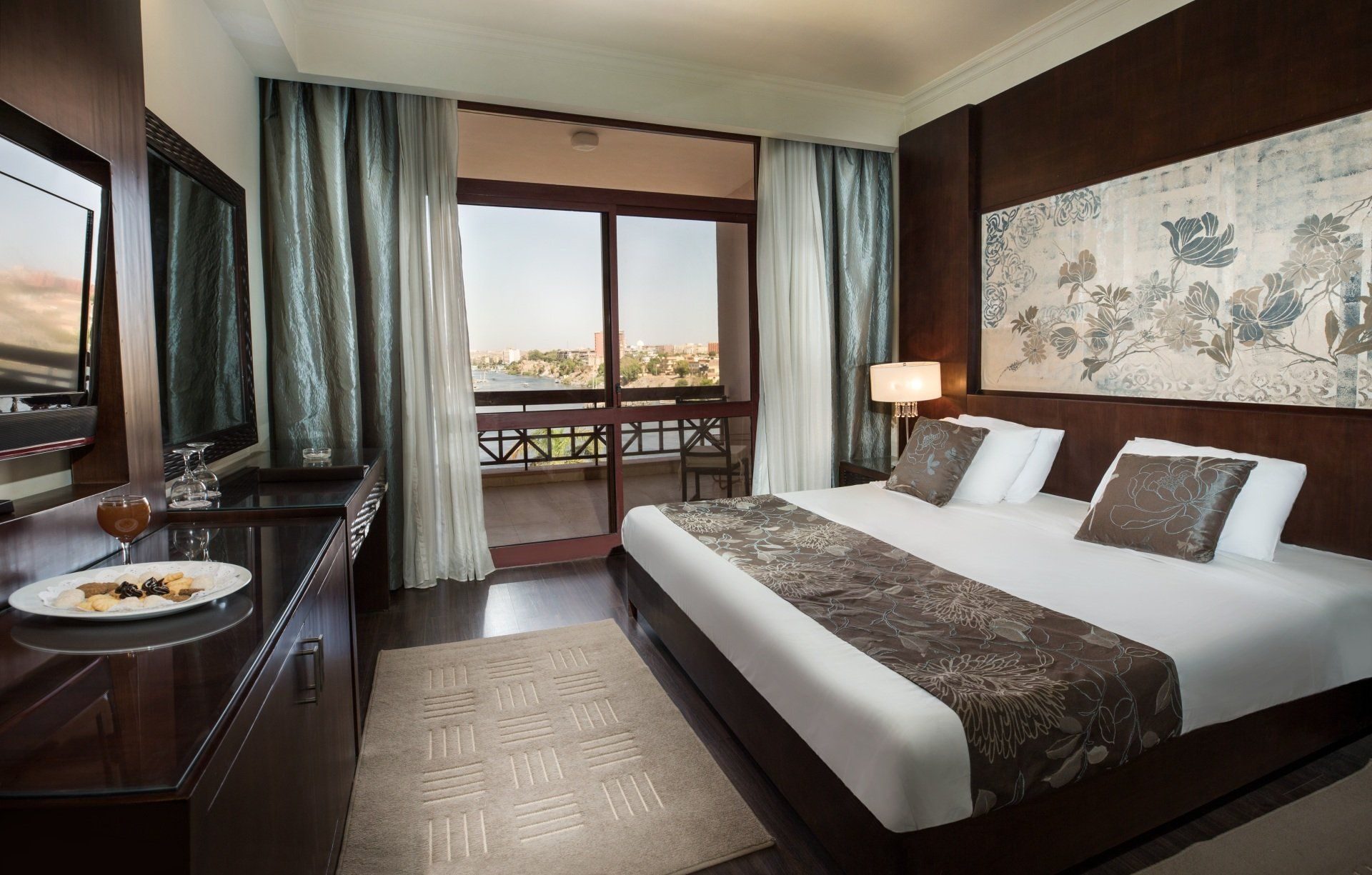 Doppelzimmer mit Balkon im Inselresort