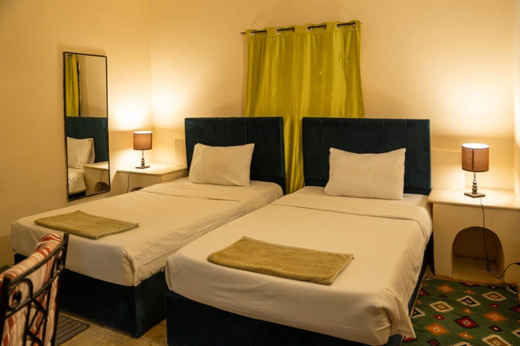 Zweibettzimmer im Siwa Shali Resort