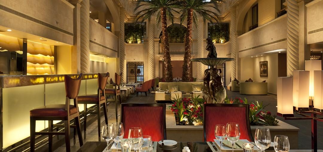 Restaurantbereich mit orientalischen Details