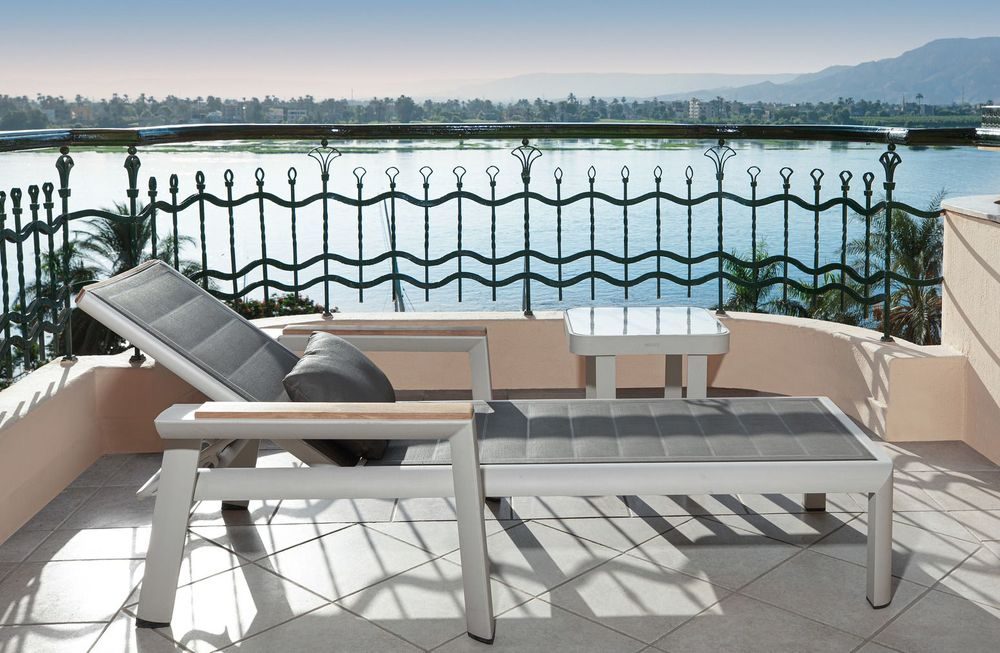 Balkon mit Blick auf den Nil